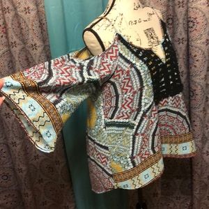 Cold shoulder blouse